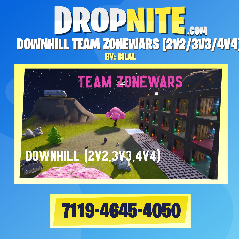 DOWNHILL TEAM ZONEWARS [2V2/3V3/4V4]