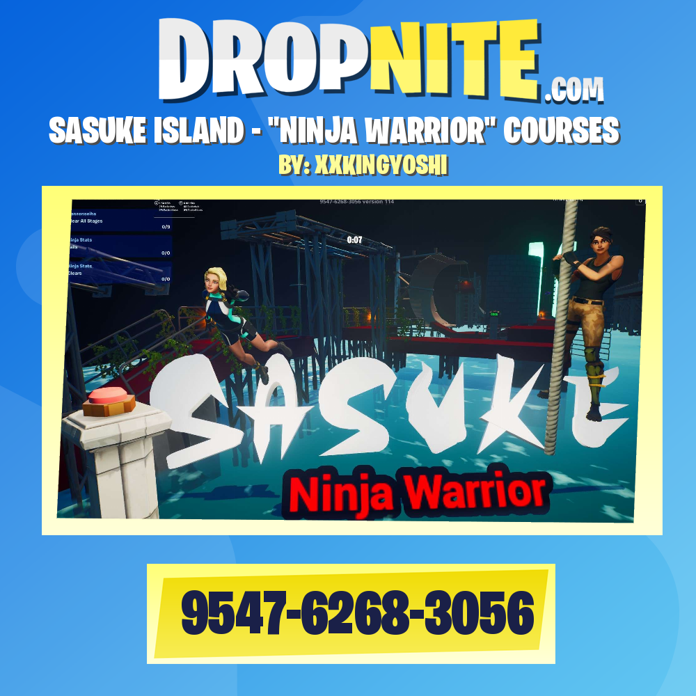 SASUKE ISLAND - "NINJA WARRIOR" COURSES