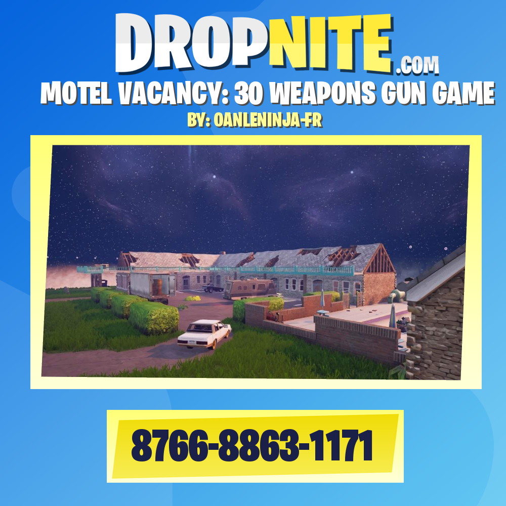 MOTEL VACANCY: 30 WEAPONS GUN GAME