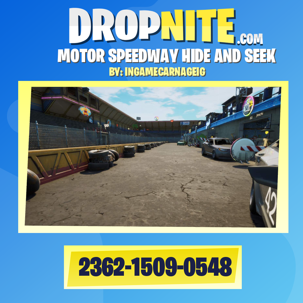 MOTOR SPEEDWAY HIDE AND SEEK