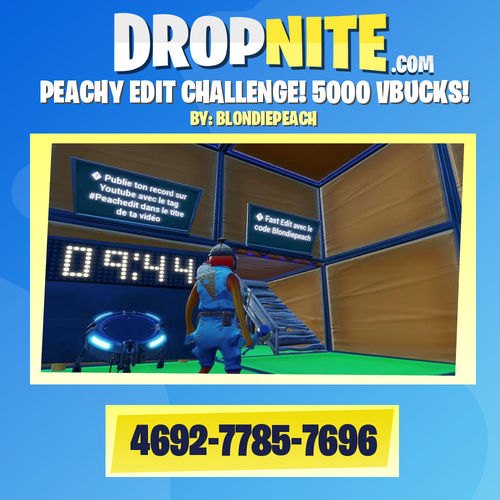 PEACHY EDIT CHALLENGE! 5000 VBUCKS!