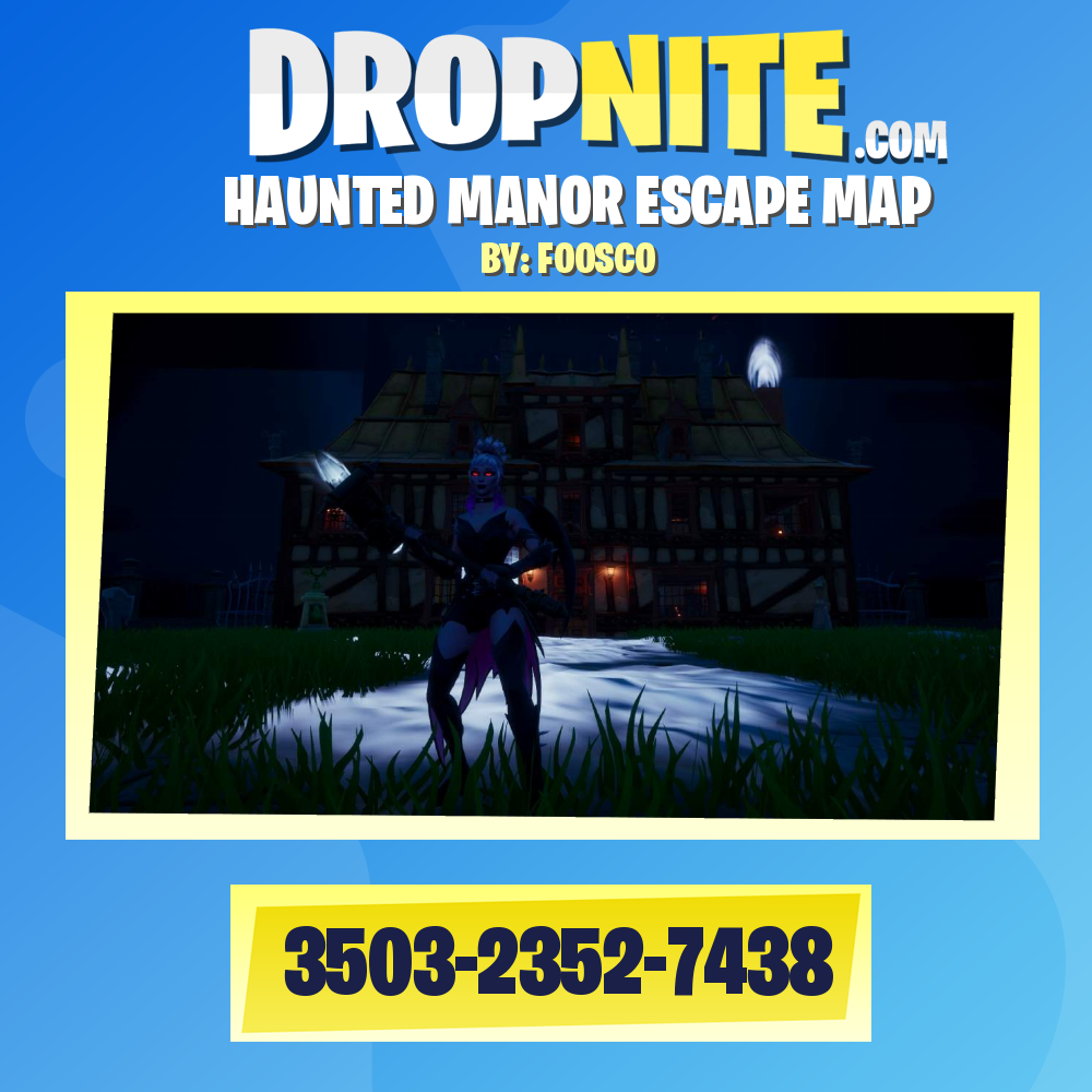 HAUNTED MANOR ESCAPE MAP