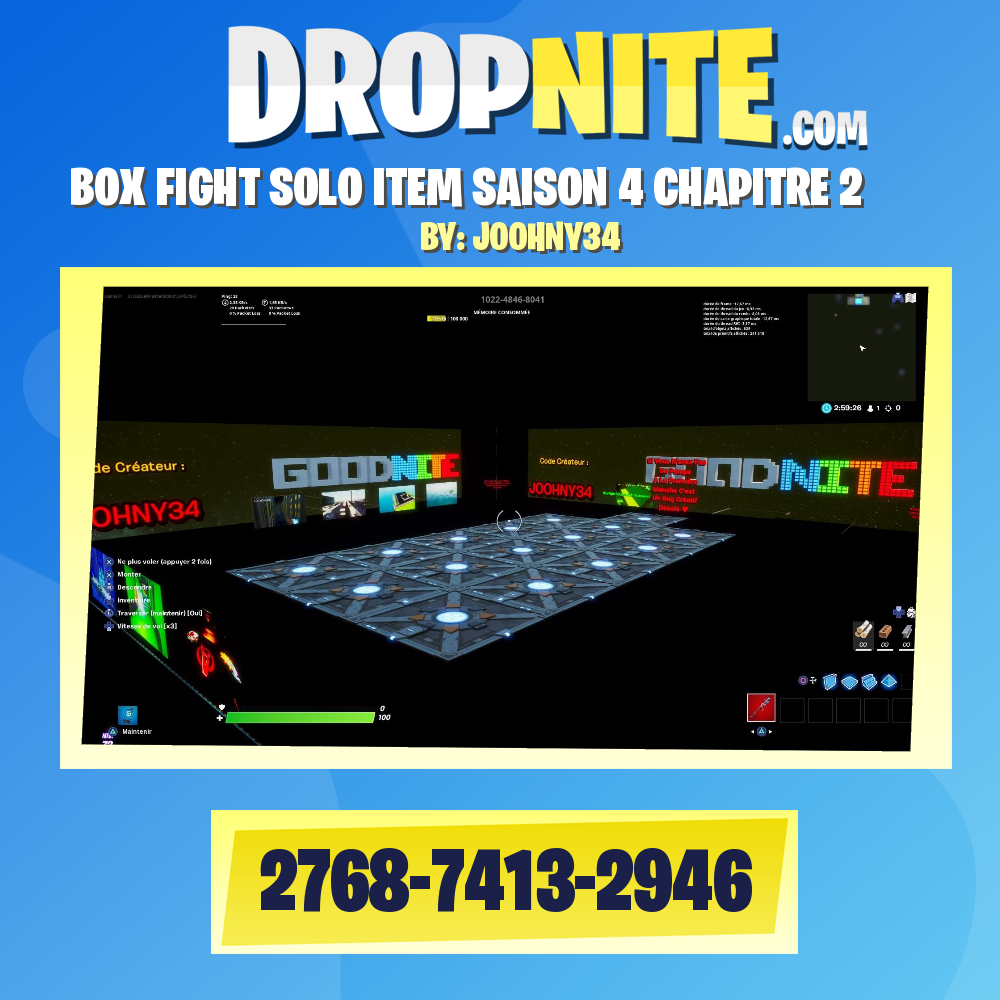 BOX FIGHT SOLO ITEM SAISON 4 CHAPITRE 2
