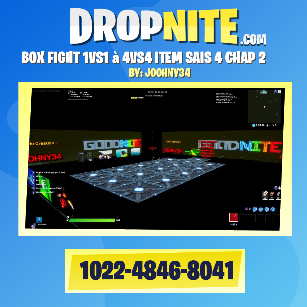 BOX FIGHT 1VS1 à 4VS4 ITEM SAIS 4 CHAP 2