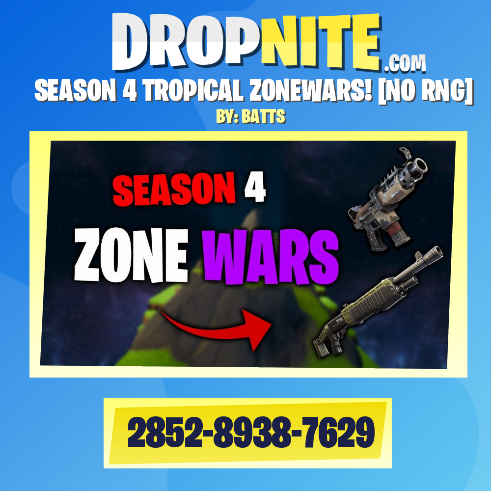 SEASON 4 TROPICAL ZONEWARS! [NO RNG]
