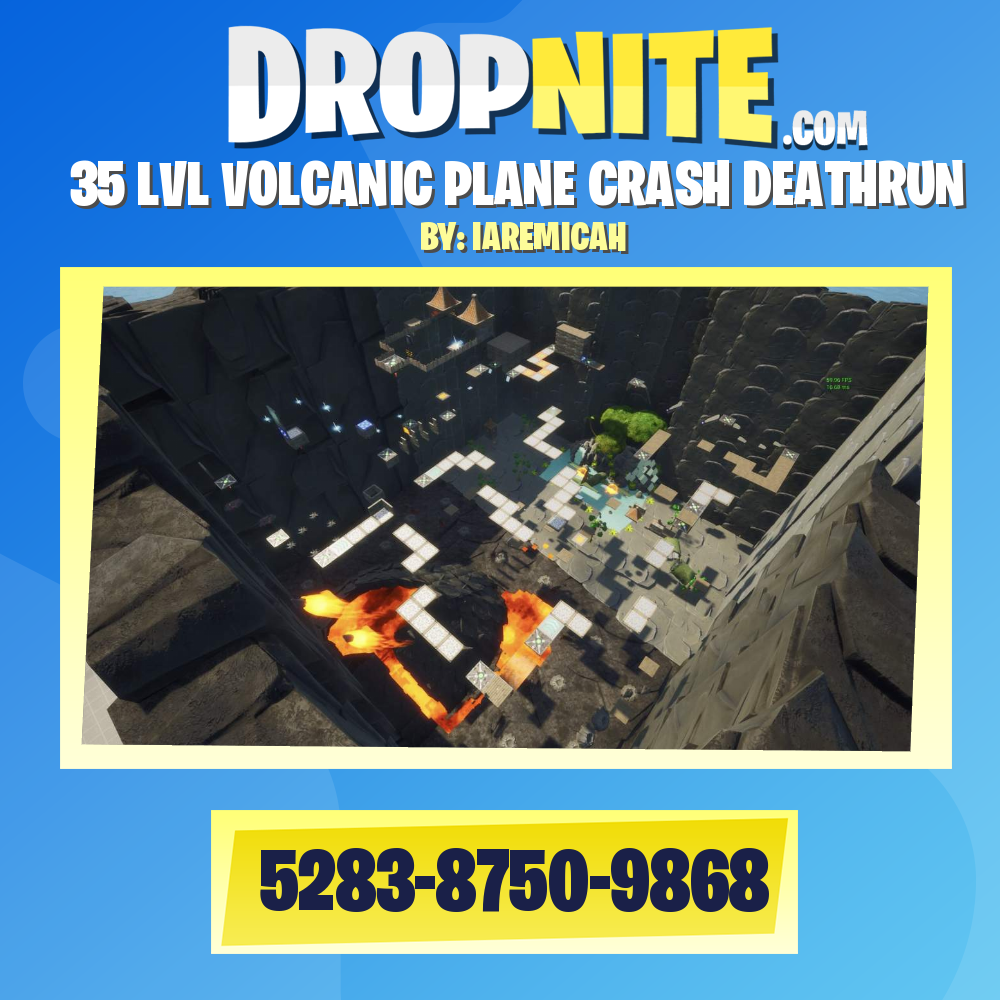 35 LVL VOLCANIC PLANE CRASH DEATHRUN