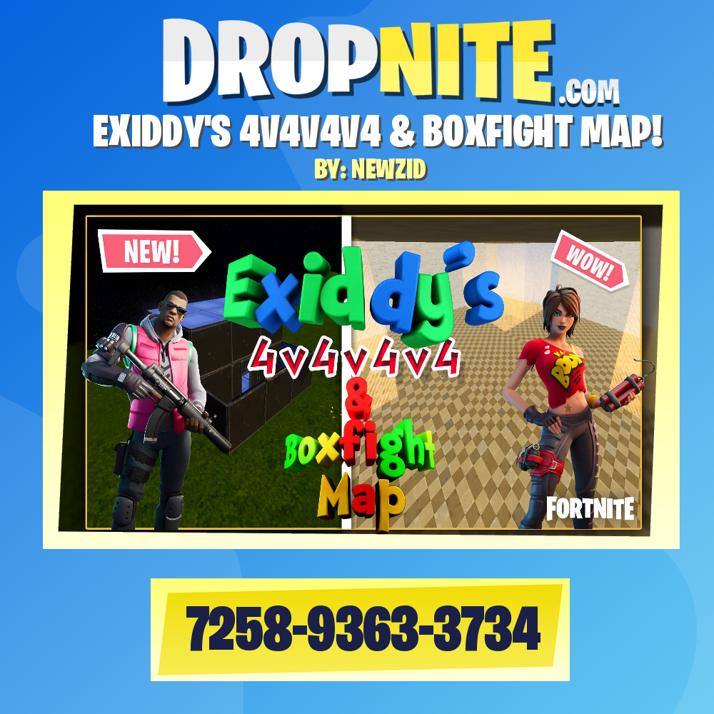 EXIDDY'S 4V4V4V4 & BOXFIGHT MAP!
