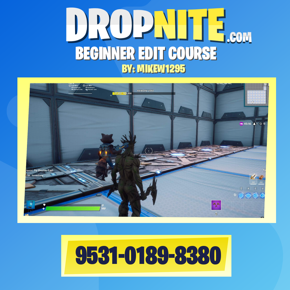 fortnite editing course code