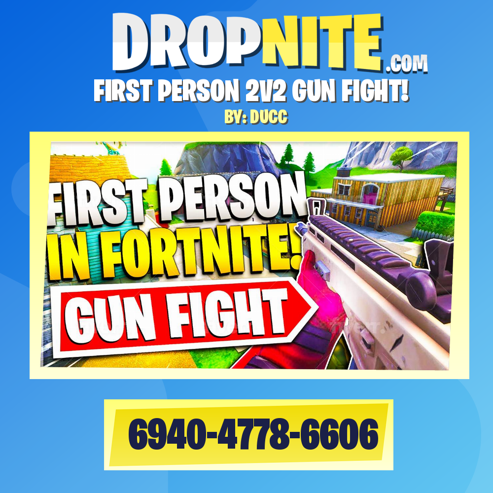 FIRST PERSON 2V2 GUN FIGHT!