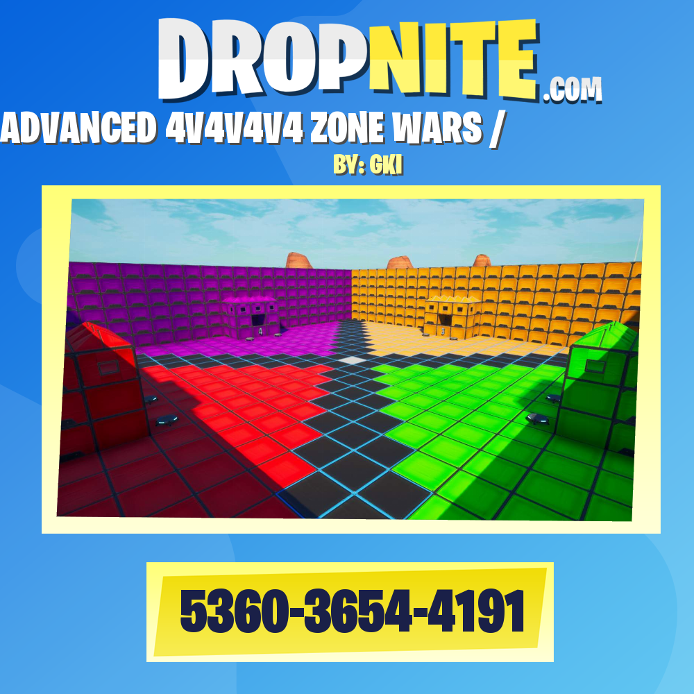 ADVANCED 4V4V4V4 ZONE WARS / ماب زون وور