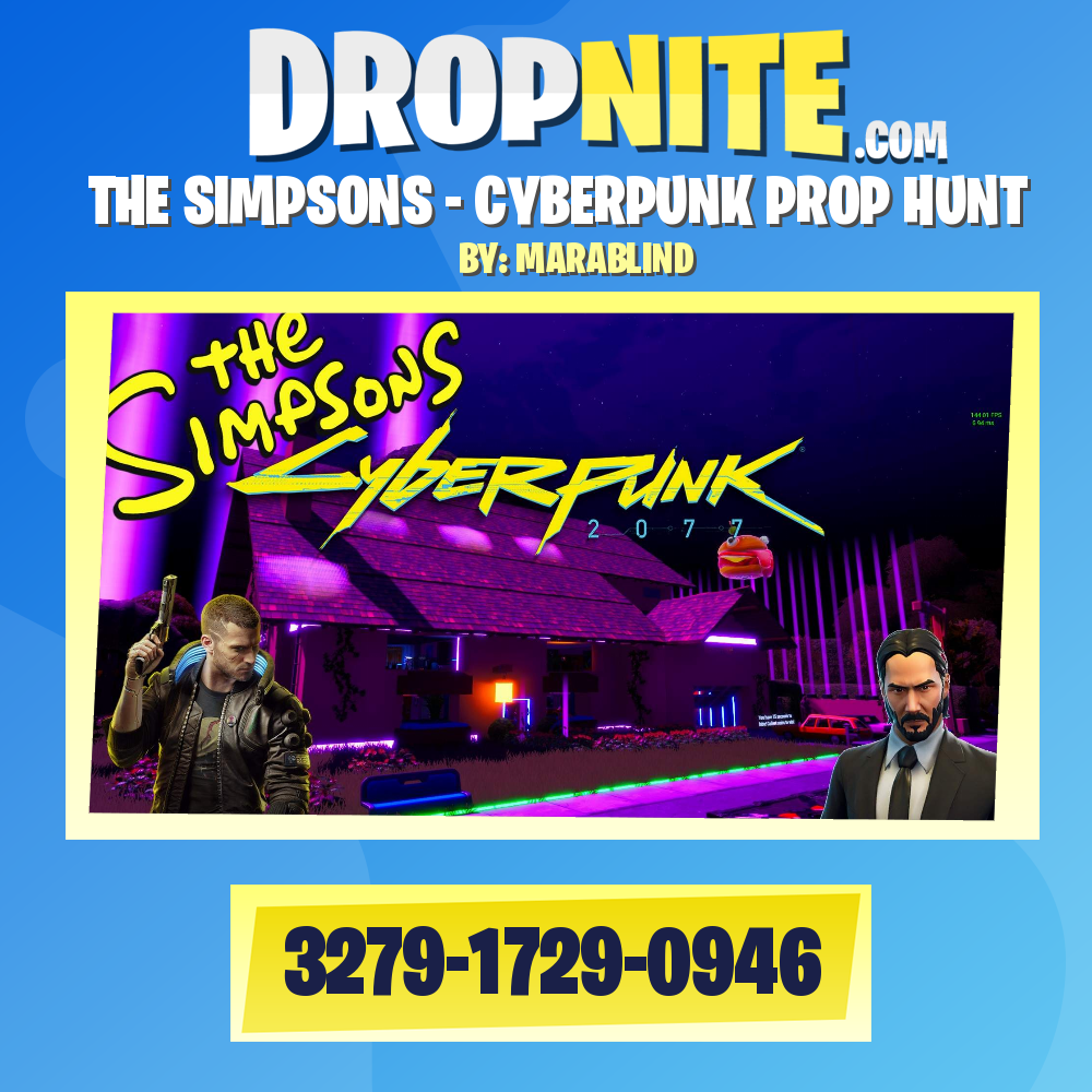 THE SIMPSONS - CYBERPUNK PROP HUNT