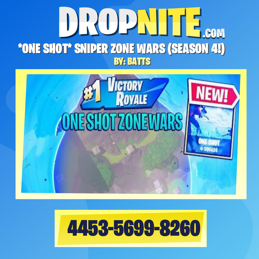 *ONE SHOT* SNIPER ZONE WARS (SEASON 4!)