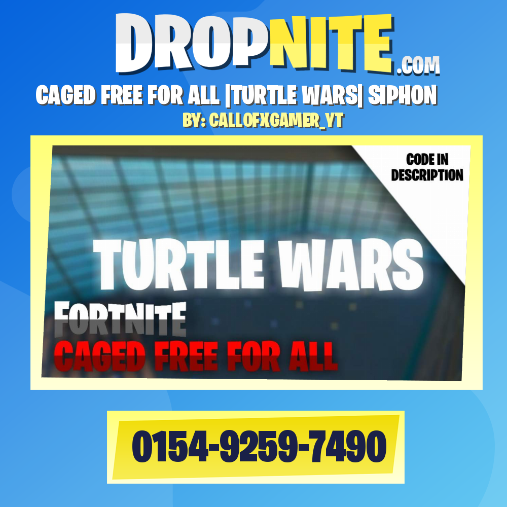 CAGED FREE FOR ALL |TURTLE WARS| SIPHON