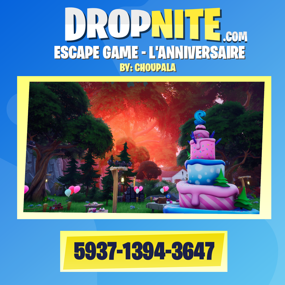 ESCAPE GAME - L'ANNIVERSAIRE