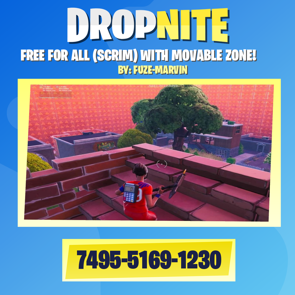 FREE FOR ALL (SCRIM) WITH MOVABLE ZONE!