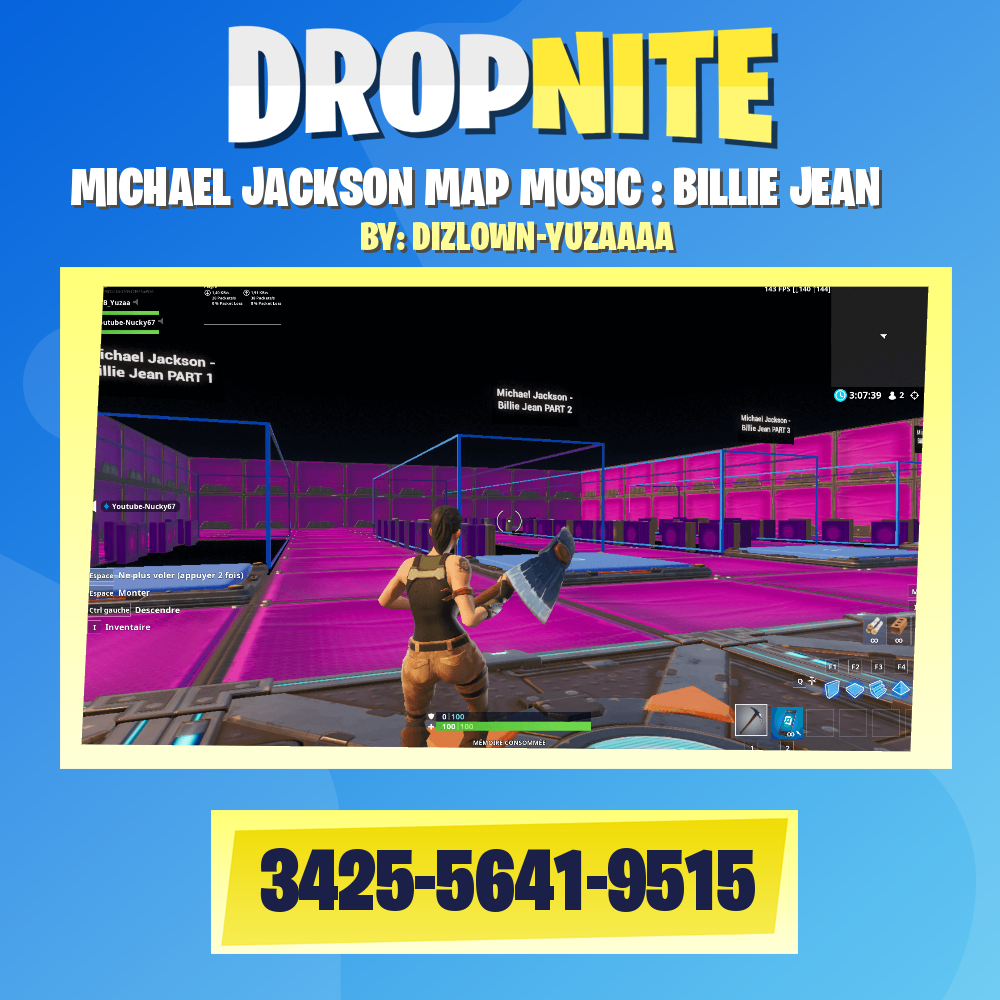 MICHAEL JACKSON MAP MUSIC : BILLIE JEAN