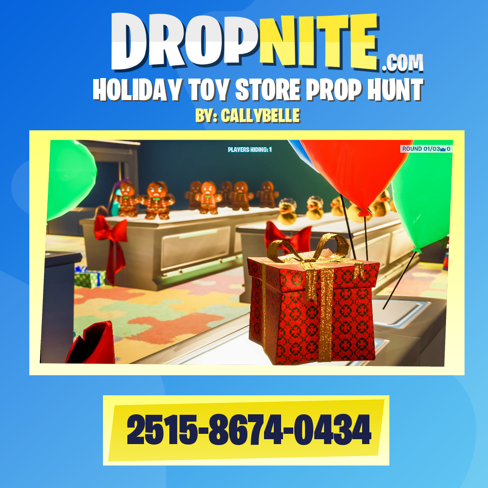 HOLIDAY TOY STORE PROP HUNT