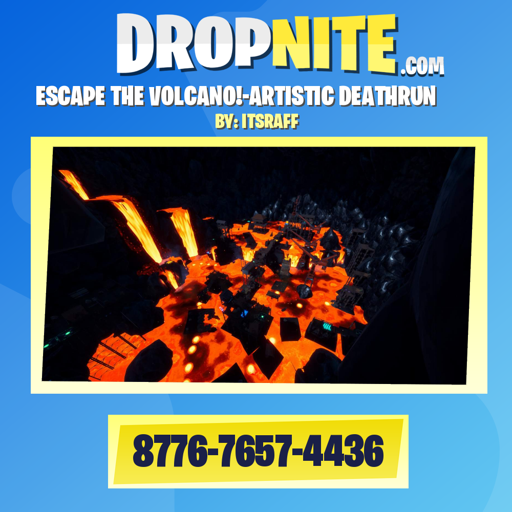 ESCAPE THE VOLCANO!-ARTISTIC DEATHRUN