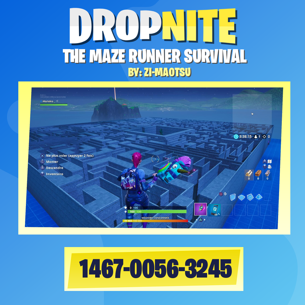 THE MAZE RUNNER SURVIVAL - Fortnite Creative Map Code - Dropnite