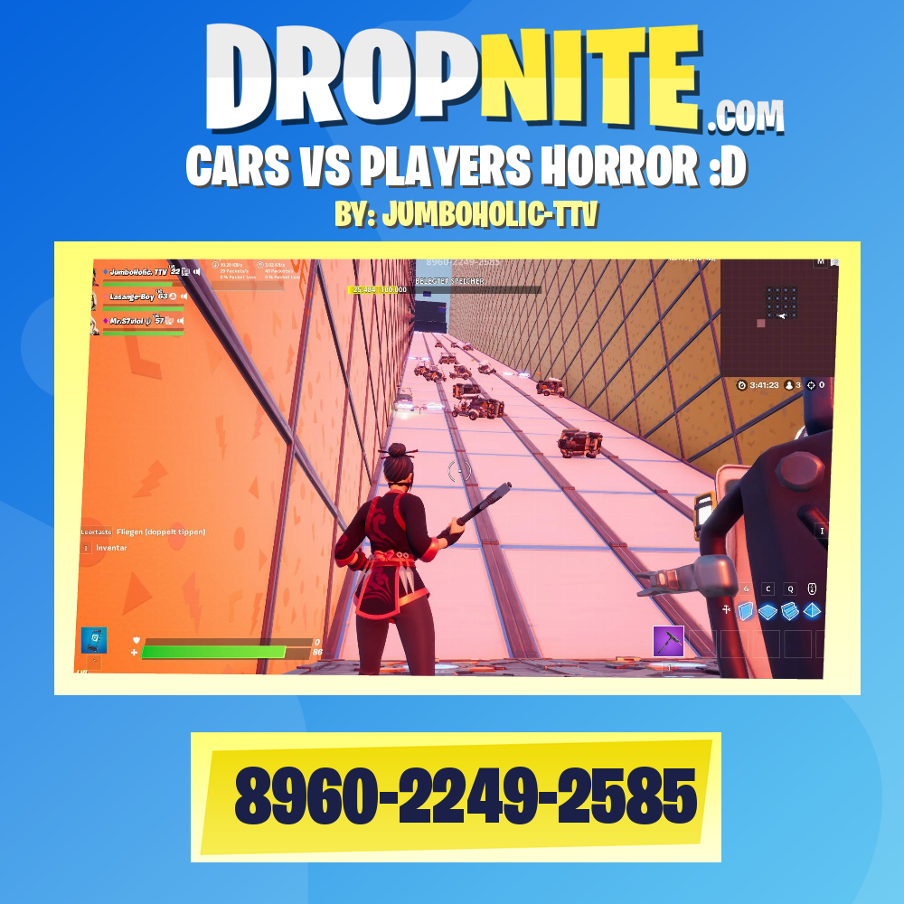 CARS VS PLAYERS HORROR :D