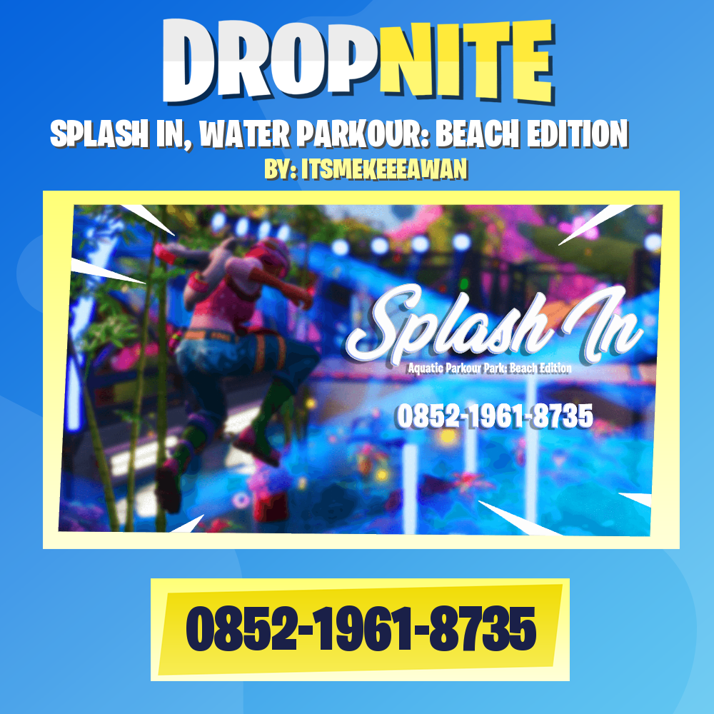 SPLASH IN, WATER PARKOUR: BEACH EDITION