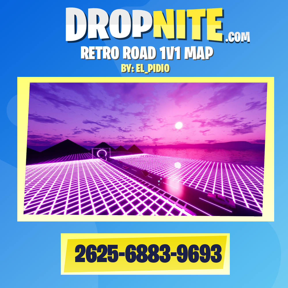 RETRO ROAD 1V1 MAP