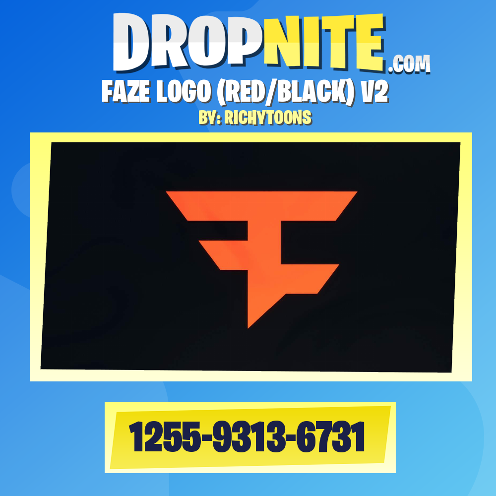 FAZE LOGO (RED/BLACK) V2