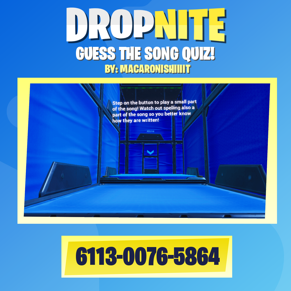 GUESS THE SONG QUIZ!