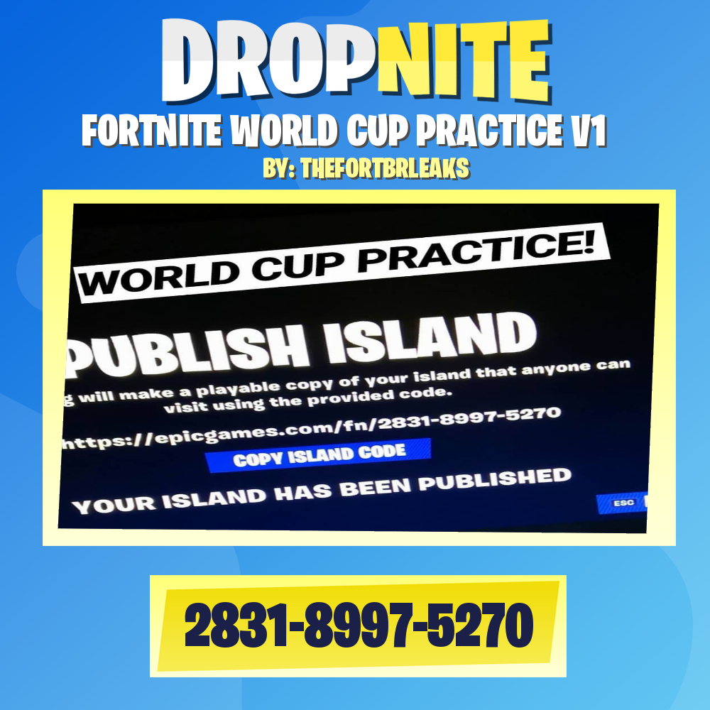 FORTNITE WORLD CUP PRACTICE V1