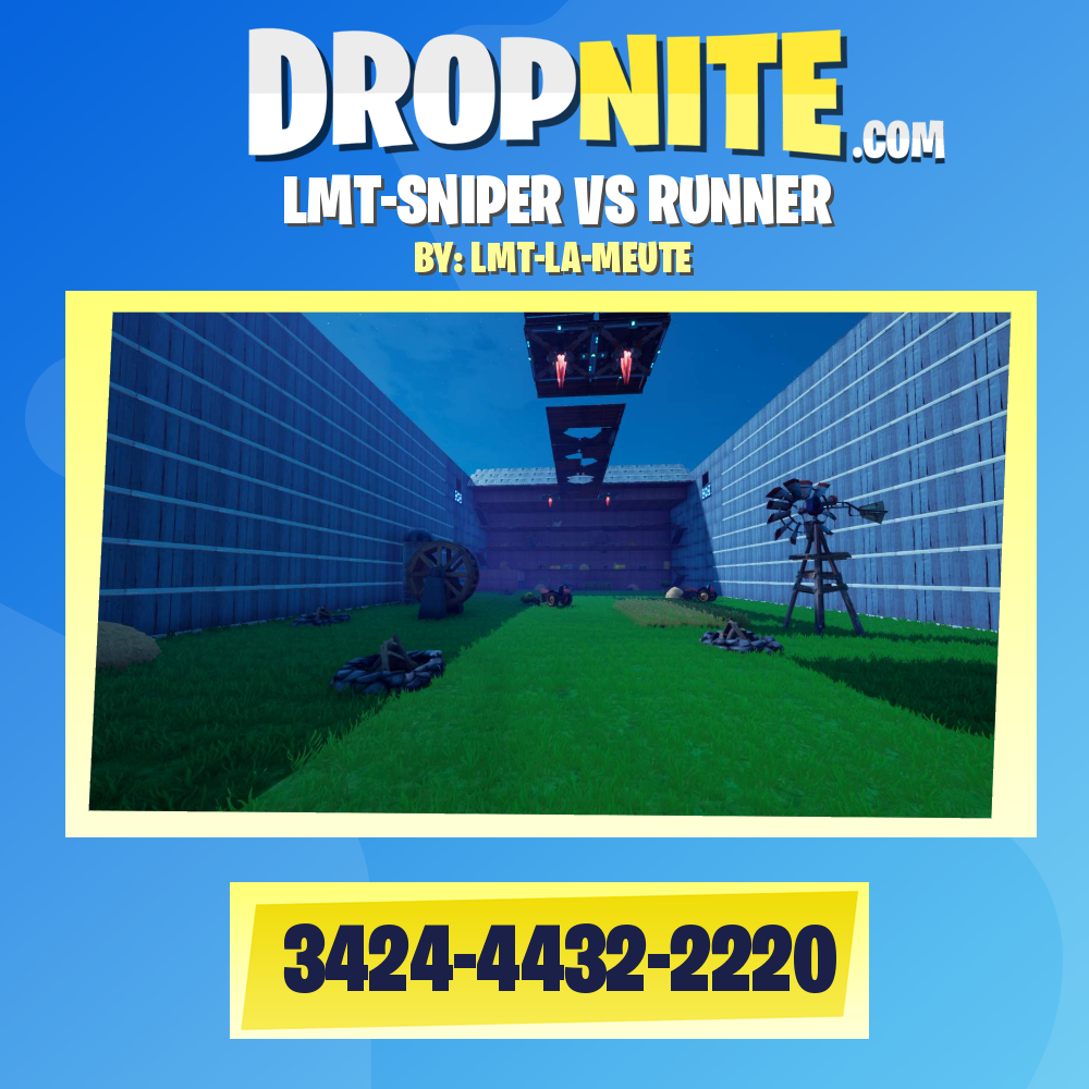 Snipers VS Runners - Fortnite Creative Map Code - Dropnite