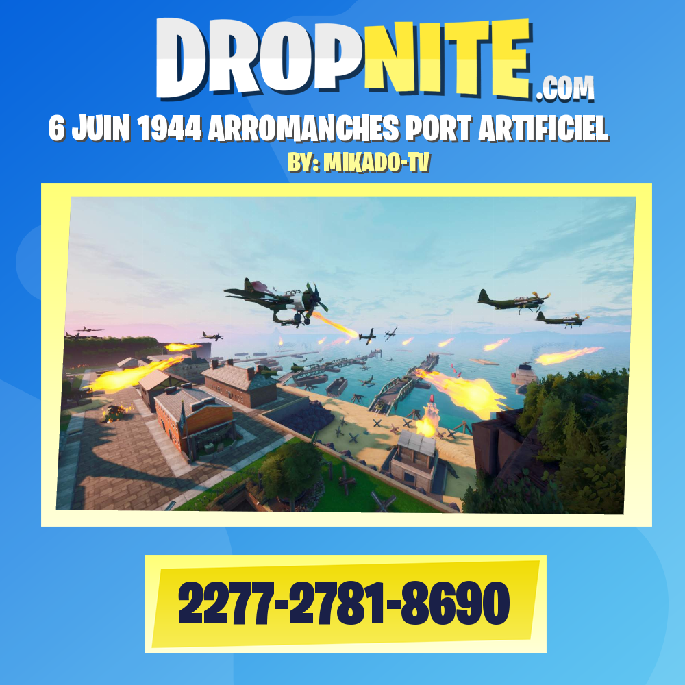 6 JUIN 1944 ARROMANCHES PORT ARTIFICIEL