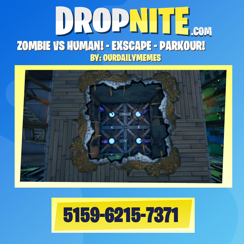 ZOMBIE VS HUMAN! - EXSCAPE - PARKOUR!