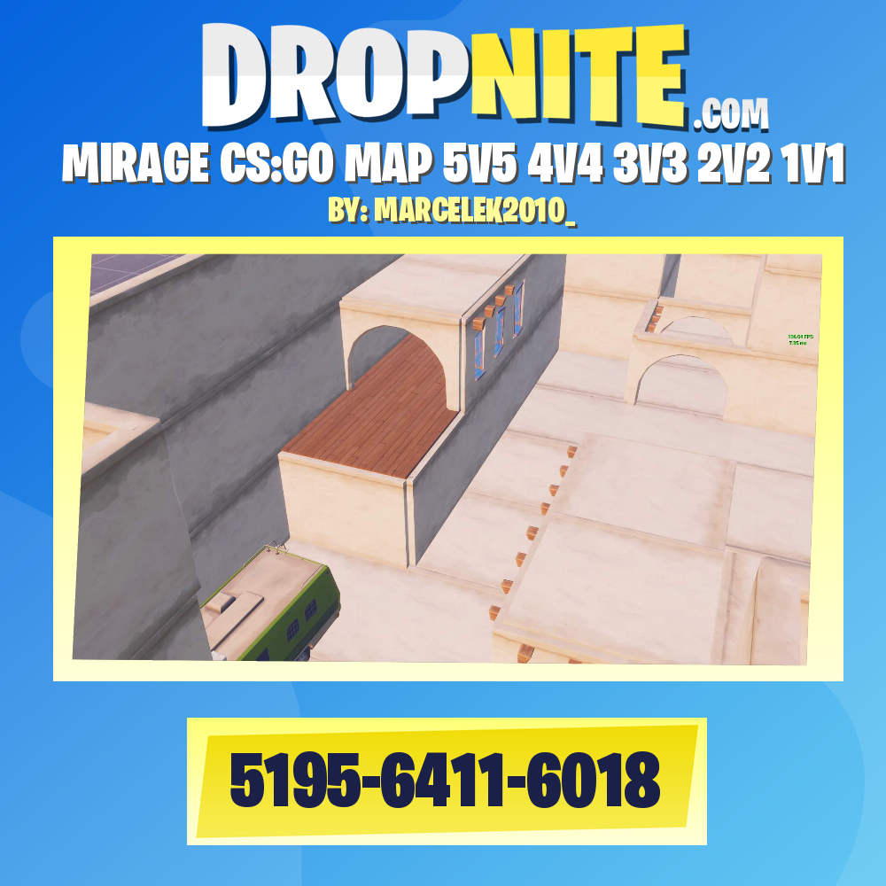 MIRAGE CS:GO MAP 5V5 4V4 3V3 2V2 1V1