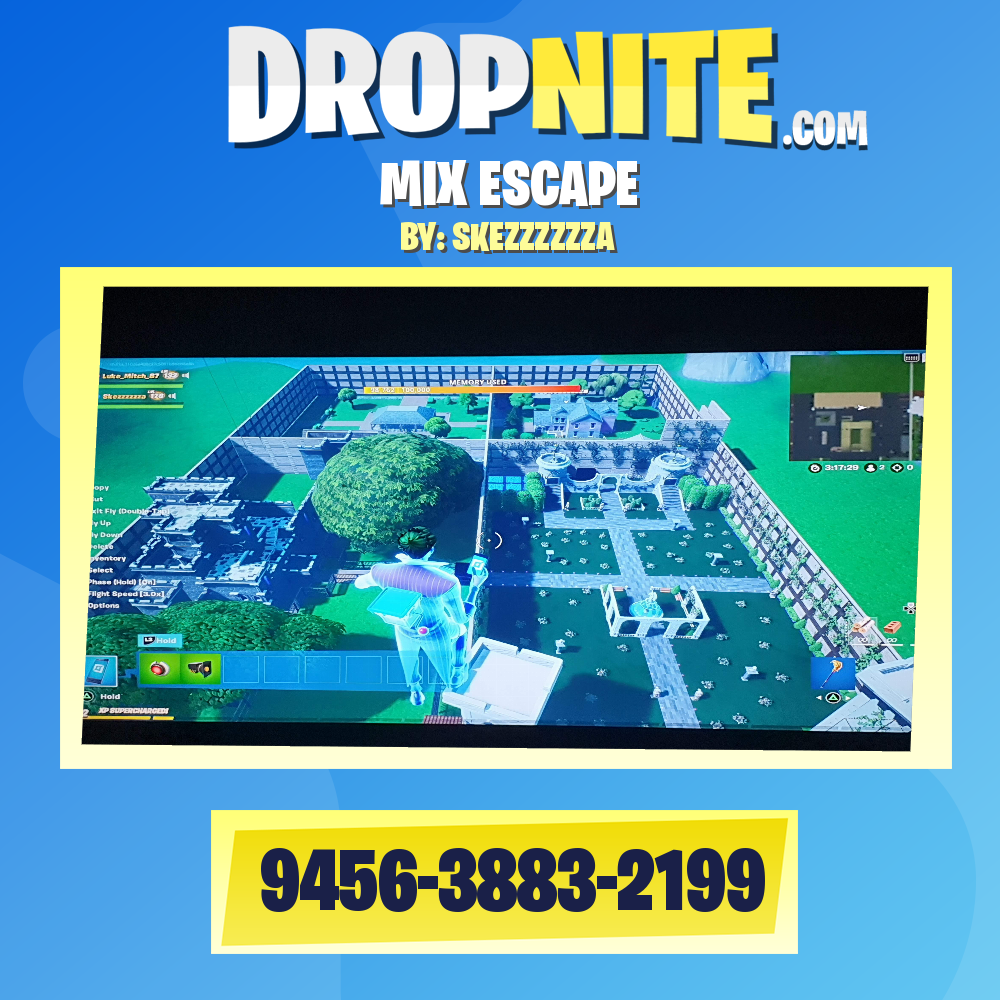 THE FLYING DEATHRUN - Fortnite Creative Map Code - Dropnite