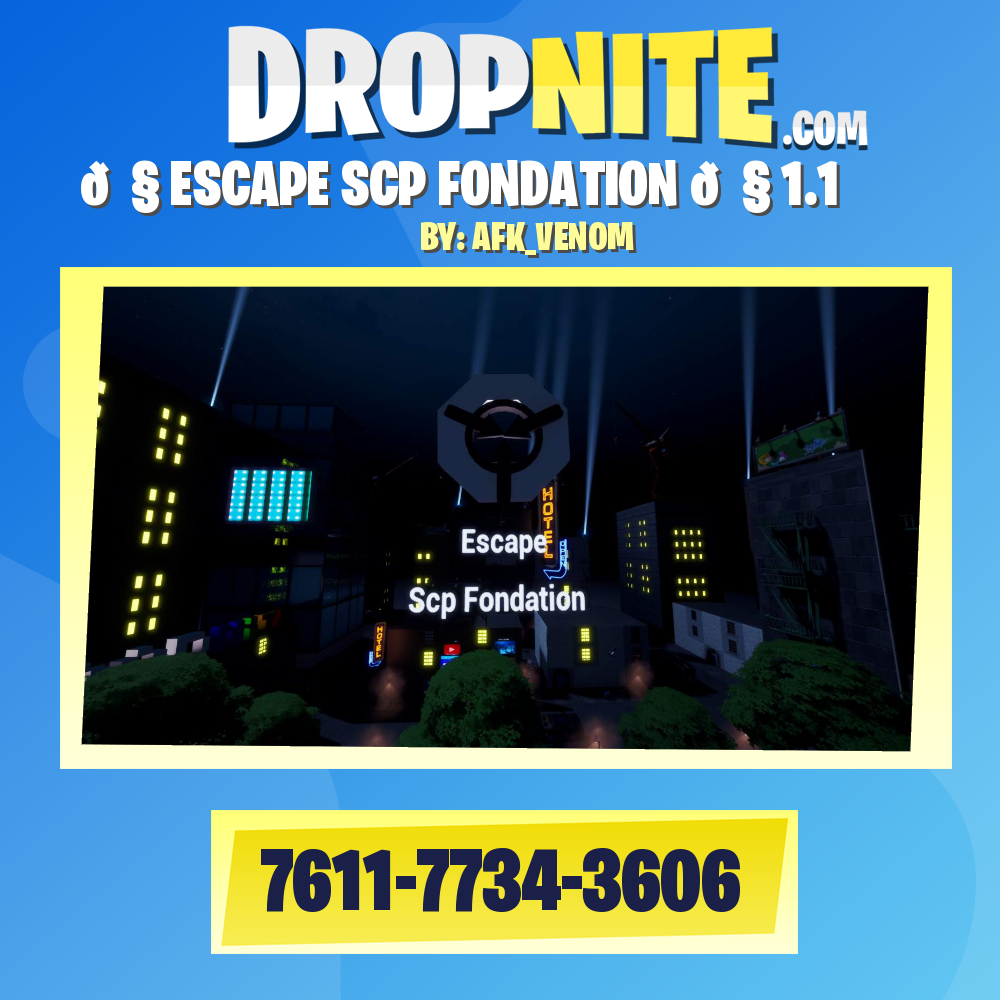 🚧 ESCAPE SCP FONDATION 🚧 1.1