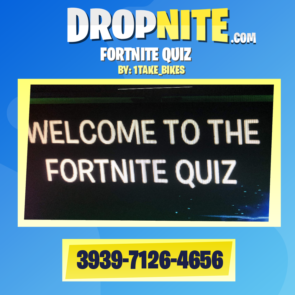 FORTNITE QUIZ