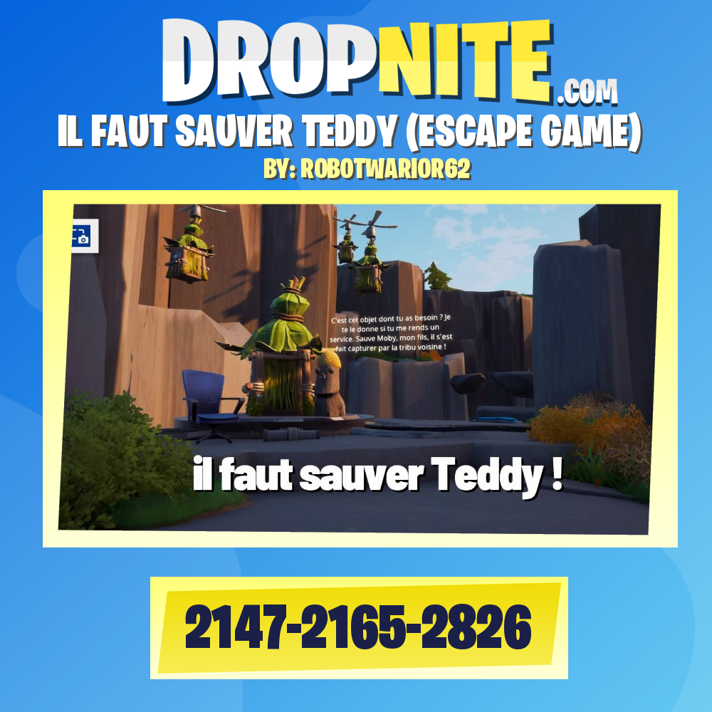 IL FAUT SAUVER TEDDY (ESCAPE GAME)