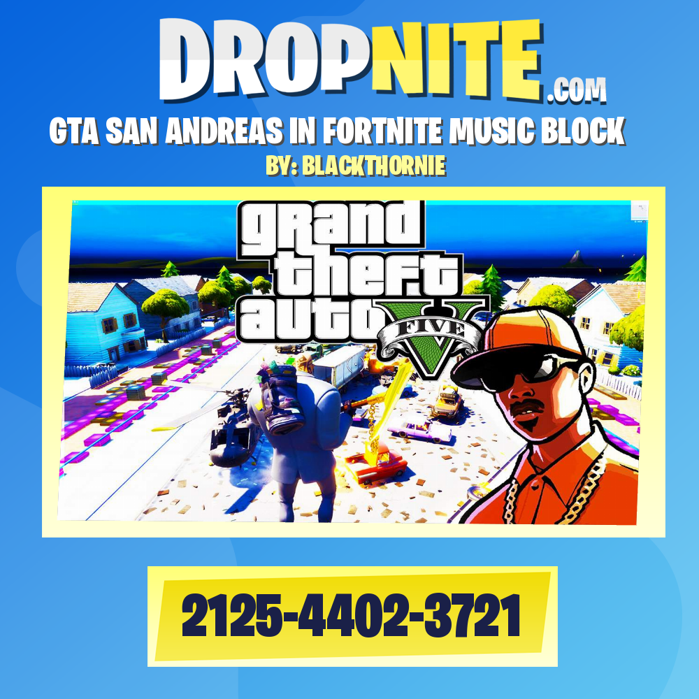 GTA SAN ANDREAS IN FORTNITE MUSIC BLOCK