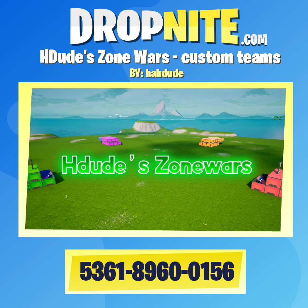 HDude's Zone Wars - custom teams
