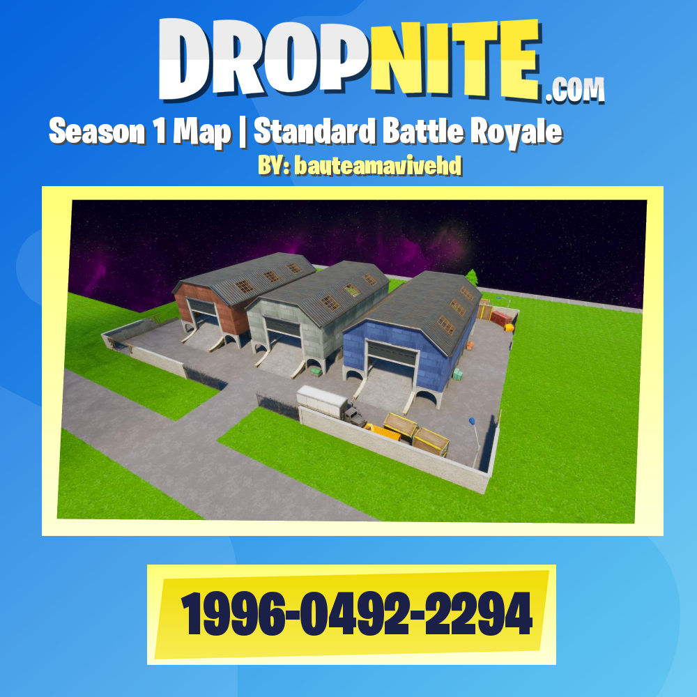 Season 1 Map | Standard Battle Royale