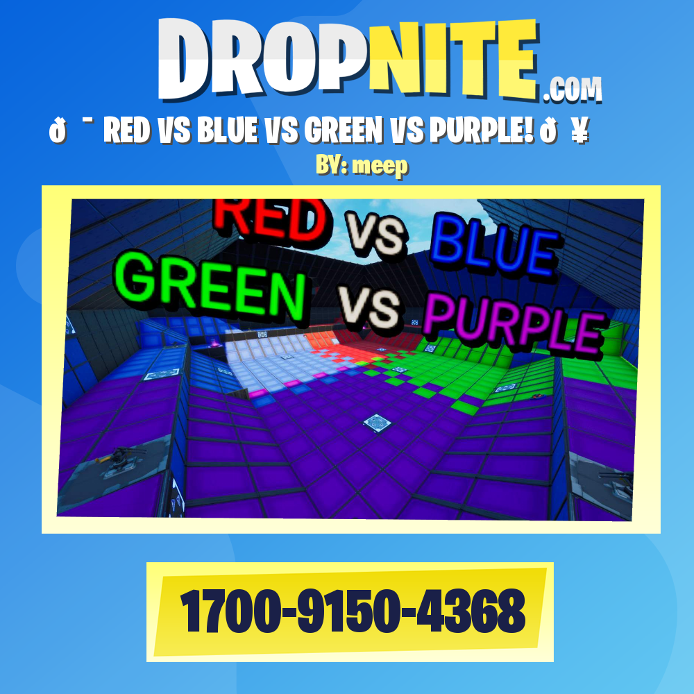💯 RED VS BLUE VS GREEN VS PURPLE! 🔥