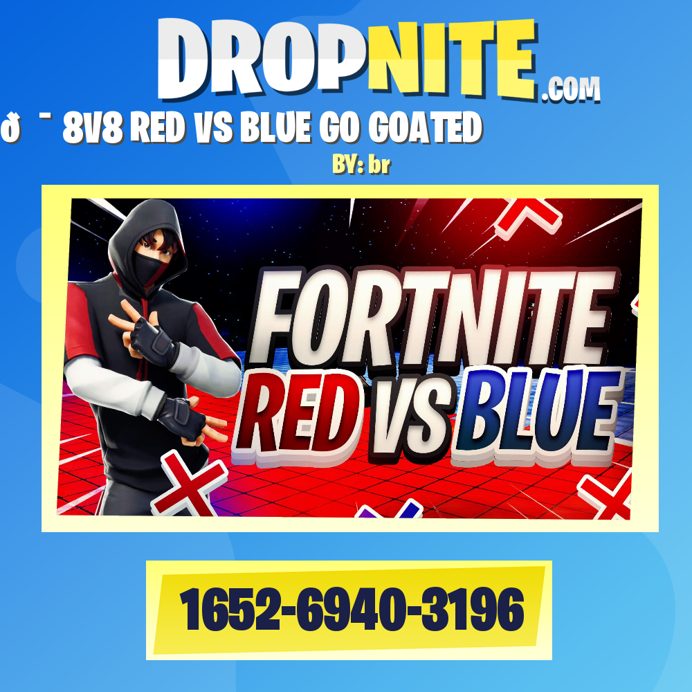 💯 8V8 RED VS BLUE GO GOATED  الخارقة ↓