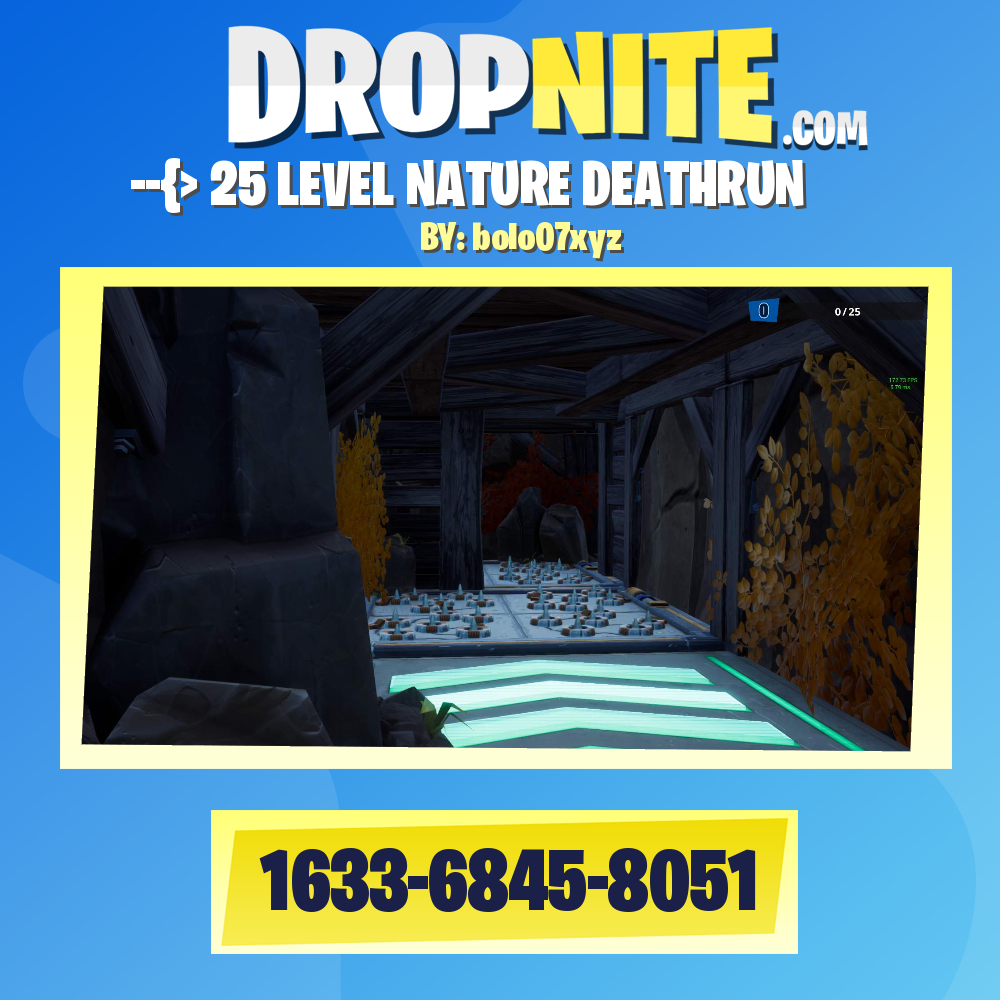 --{> 25 LEVEL NATURE DEATHRUN
