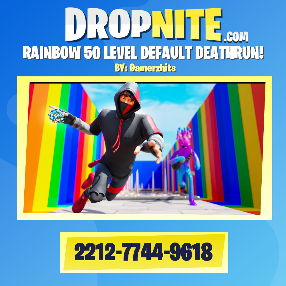 RAINBOW 50 LEVEL DEFAULT DEATHRUN!