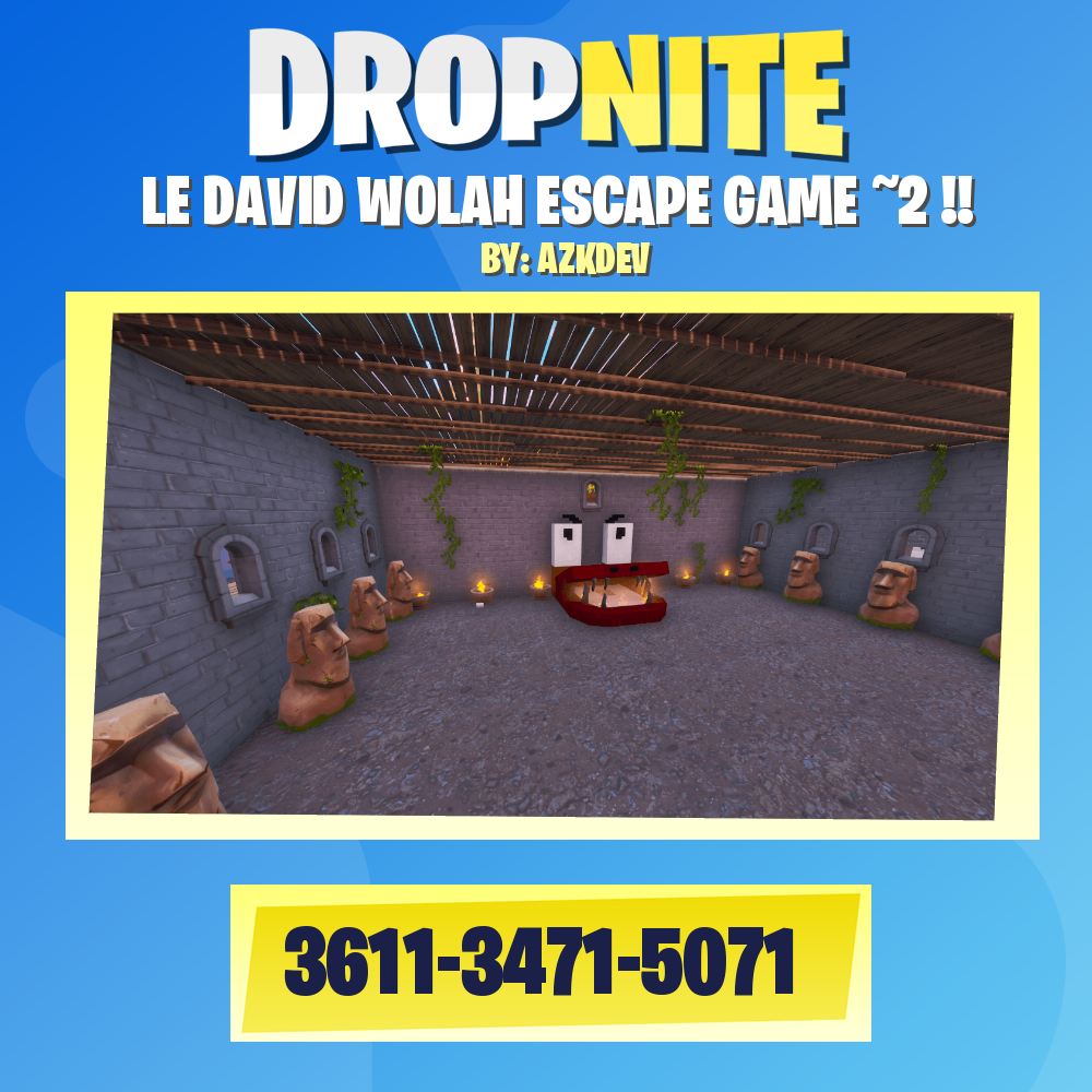 LE DAVID WOLAH ESCAPE GAME ~2 !!