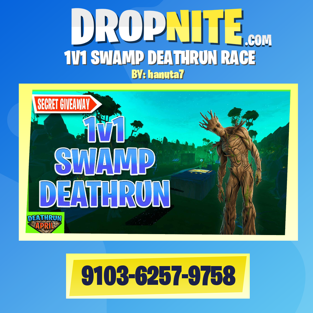 1V1 SWAMP DEATHRUN RACE