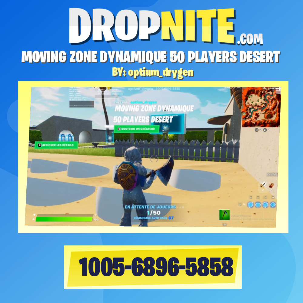 MOVING ZONE DYNAMIQUE 50 PLAYERS DESERT