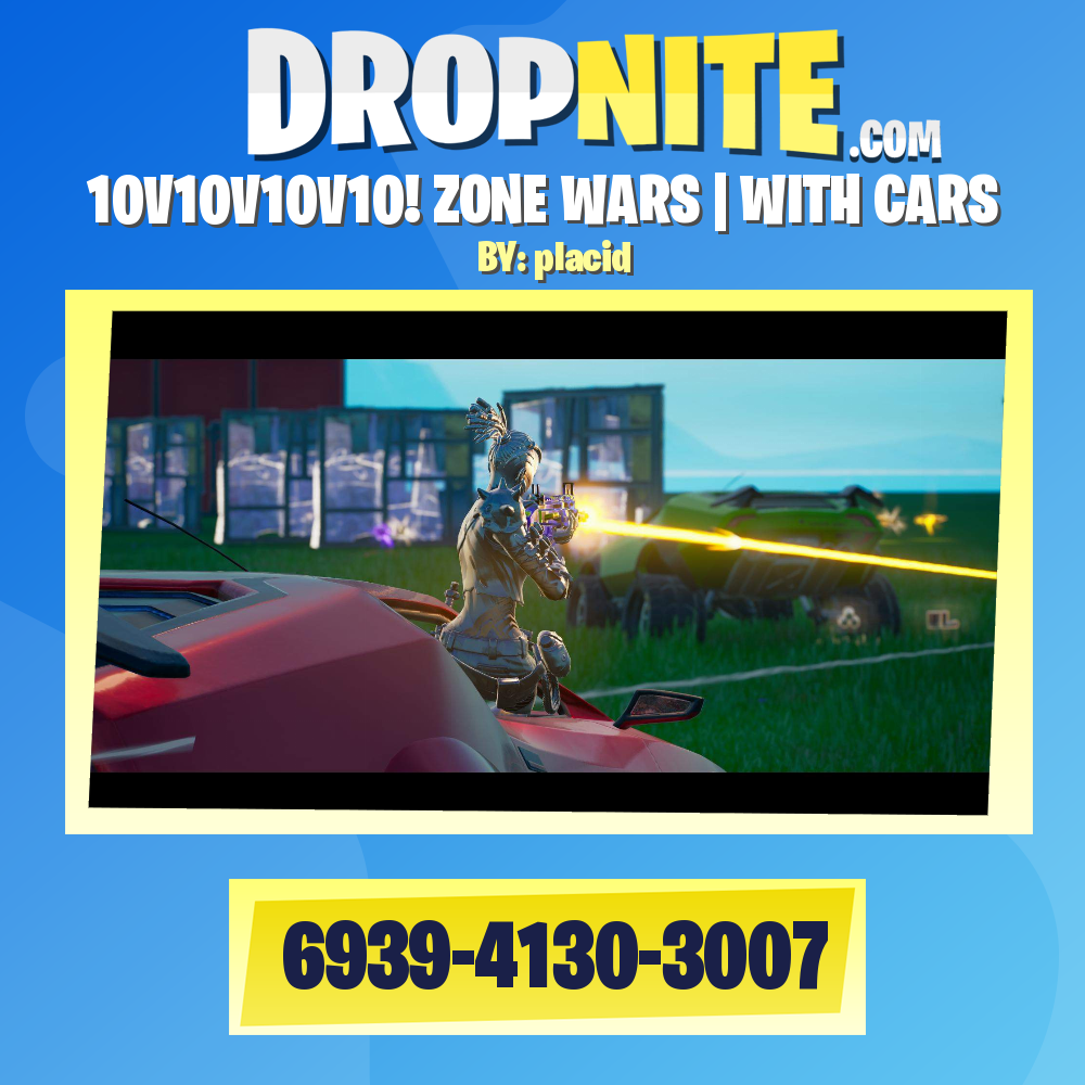 10V10V10V10! ZONE WARS | WITH CARS
