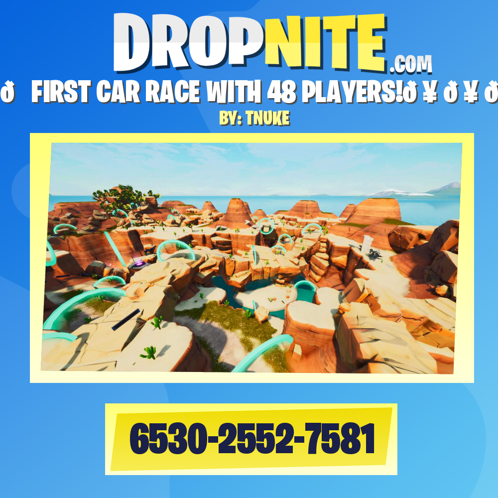 🏆FIRST CAR RACE WITH 48 PLAYERS!🥇🥈🥉