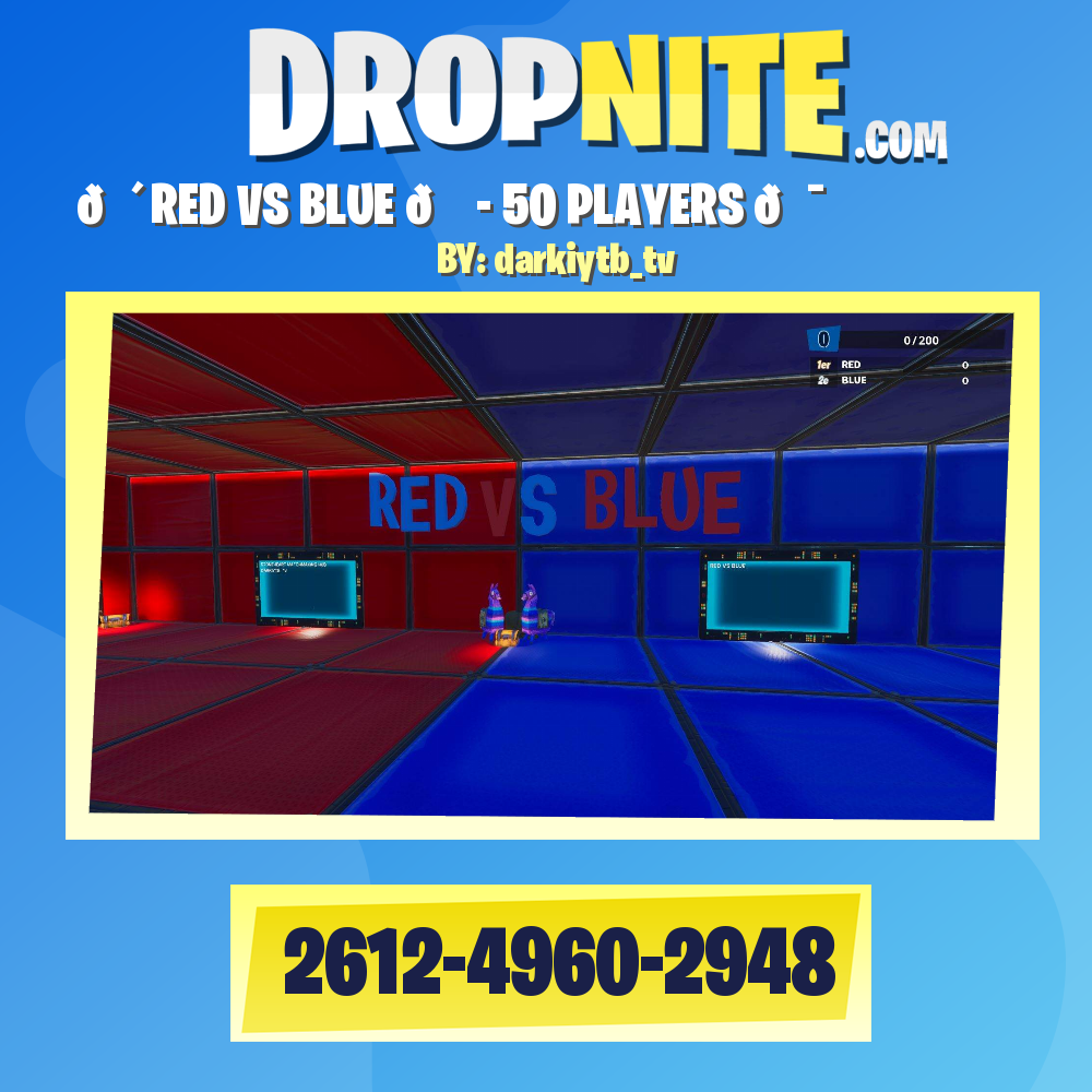 🔴RED VS BLUE 🔵 - 50 PLAYERS 💯
